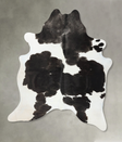 Black and White XX-Large Brazilian Cowhide Rug 8'4"H x 6'8"W #B25038 by Hudson Hides
