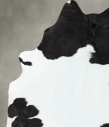 Black and White X-Large Brazilian Cowhide Rug 8'6"H x 5'9"W #B25051 by Hudson Hides