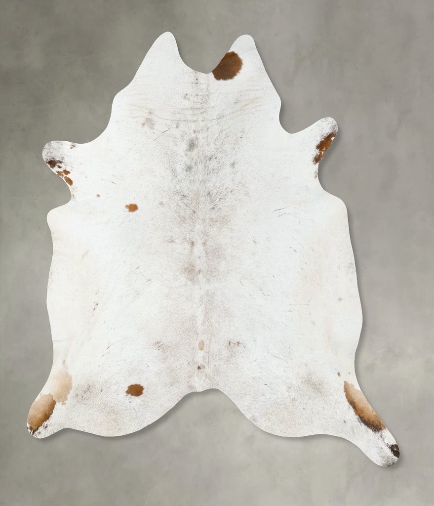 Salt and Pepper Brown XX-Large Brazilian Cowhide Rug 9'0"H x 7'6"W #B25071 by Hudson Hides