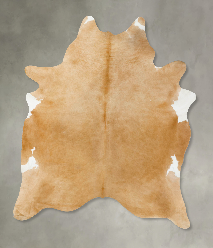 Palomino XX-Large Brazilian Cowhide Rug 8'10"H x 7'1"W #B25079 by Hudson Hides