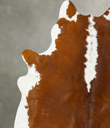Hereford XX-Large Brazilian Cowhide Rug 8'4"H x 7'3"W #B25086 by Hudson Hides