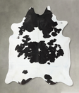 Black and White XX-Large Brazilian Cowhide Rug 9'6"H x 7'11"W #B25094 by Hudson Hides