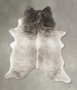 Grey Brindle XX-Large Brazilian Cowhide Rug 8'5"H x 6'4"W #B25129 by Hudson Hides