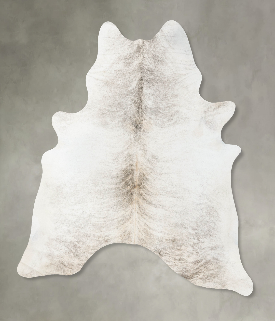 Grey Brindle XX-Large Brazilian Cowhide Rug 8'8"H x 7'1"W #B25130 by H