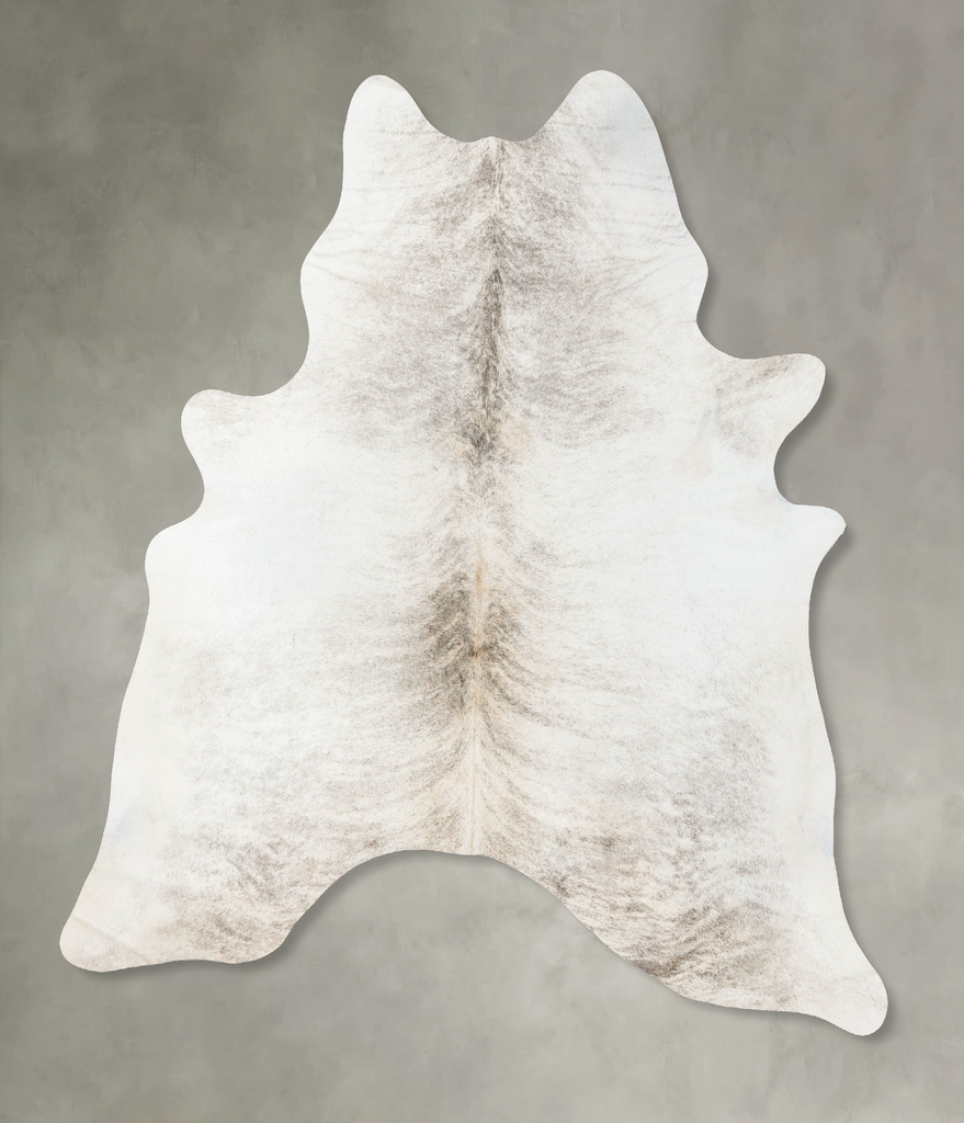 Grey Brindle XX-Large Brazilian Cowhide Rug 8'8"H x 7'1"W #B25130 by Hudson Hides