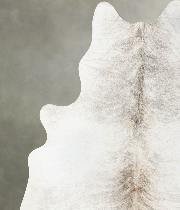 Grey Brindle XX-Large Brazilian Cowhide Rug 8'8"H x 7'1"W #B25130 by Hudson Hides