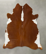 Hereford X-Large Brazilian Cowhide Rug 6'4"H x 6'5"W #B25158 by Hudson Hides