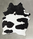 Black and White X-Large Brazilian Cowhide Rug 7'11"H x 5'8"W #B25175 by Hudson Hides