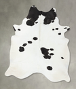 Black and White X-Large Brazilian Cowhide Rug 7'7"H x 5'10"W #B25205 by Hudson Hides