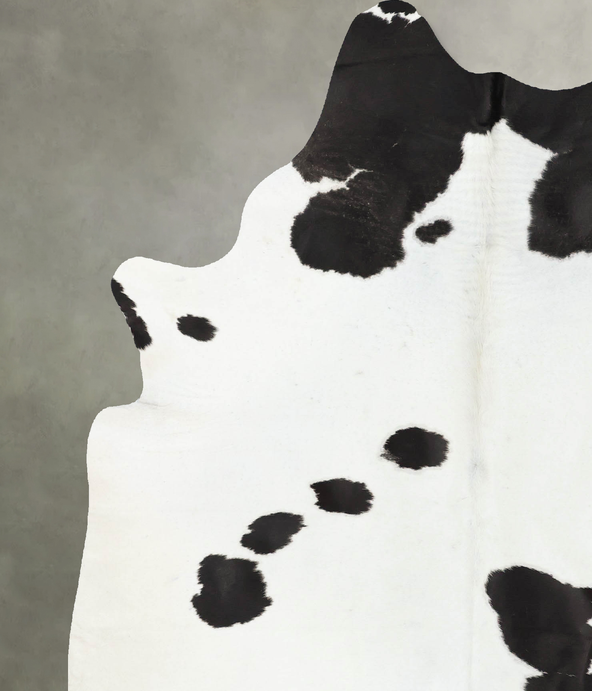 Black and White Cowhide Rug #B25205