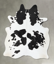 Black and White X-Large Brazilian Cowhide Rug 7'7"H x 6'1"W #B25224 by Hudson Hides