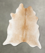 Light Caramel XX-Large Brazilian Cowhide Rug 7'8"H x 6'9"W #B25245 by Hudson Hides