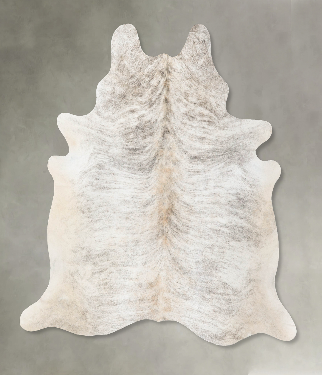 Light Brindle X-Large Brazilian Cowhide Rug 7'6"H x 6'6"W #B25258 by H