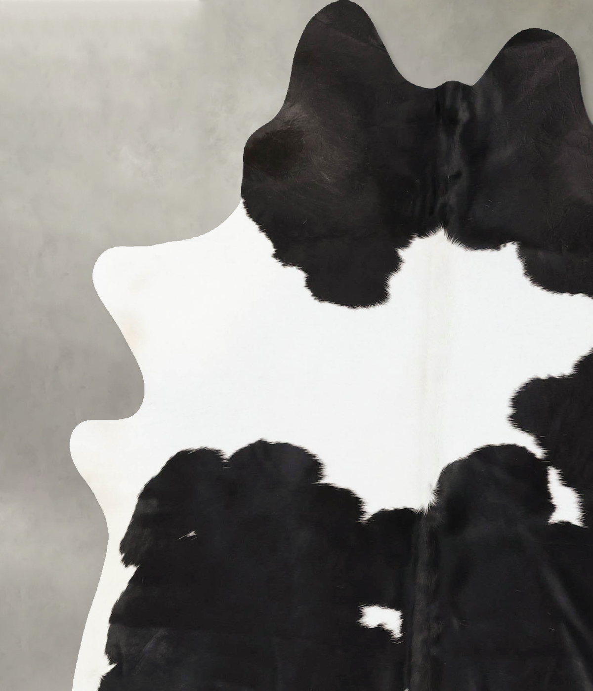 Black and White Cowhide Rug #B25266