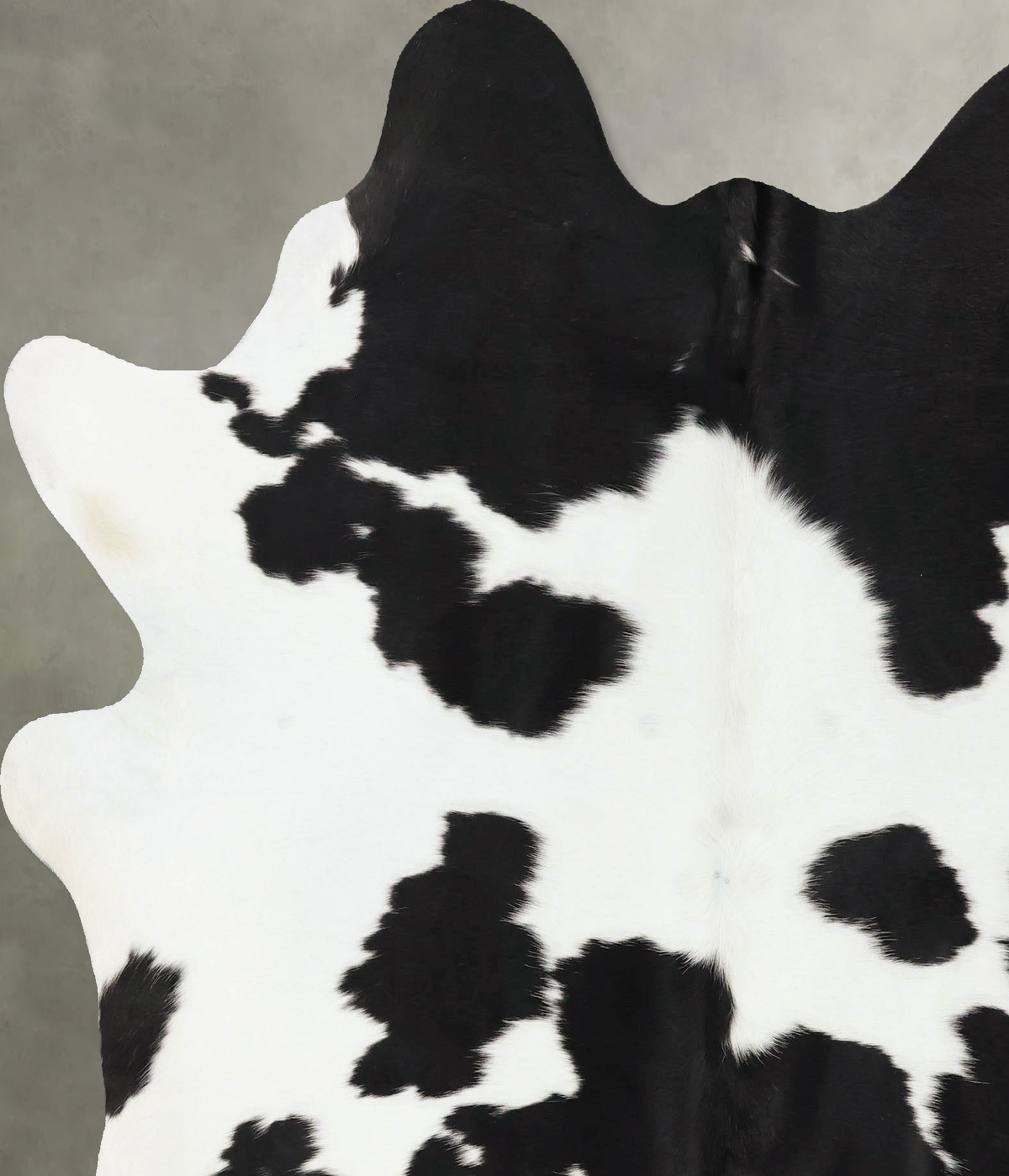 Black and White Cowhide Rug #B25280