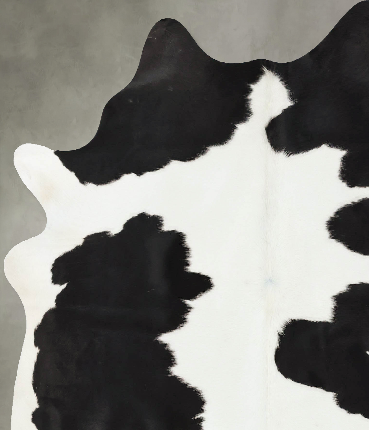 Black and White Cowhide Rug #B25289