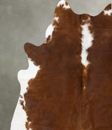 Hereford XX-Large Brazilian Cowhide Rug 7'7"H x 6'11"W #B25299 by Hudson Hides
