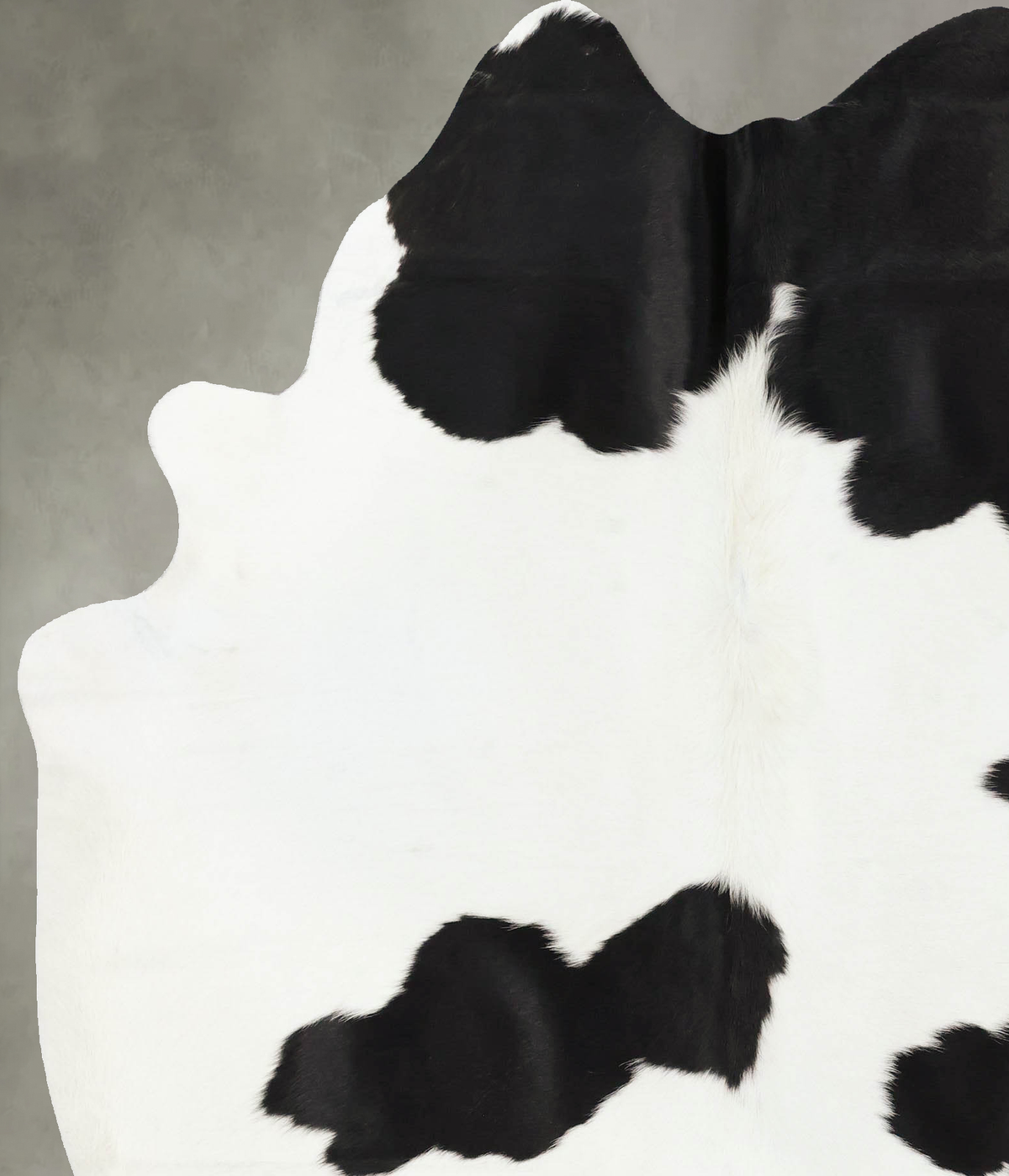Black and White X-Large Brazilian Cowhide Rug 7'4"H x 6'2"W #B25309 by Hudson Hides