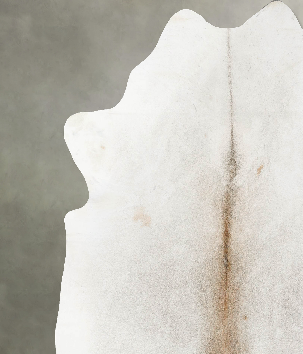 Grey with Beige Cowhide Rug #B25315