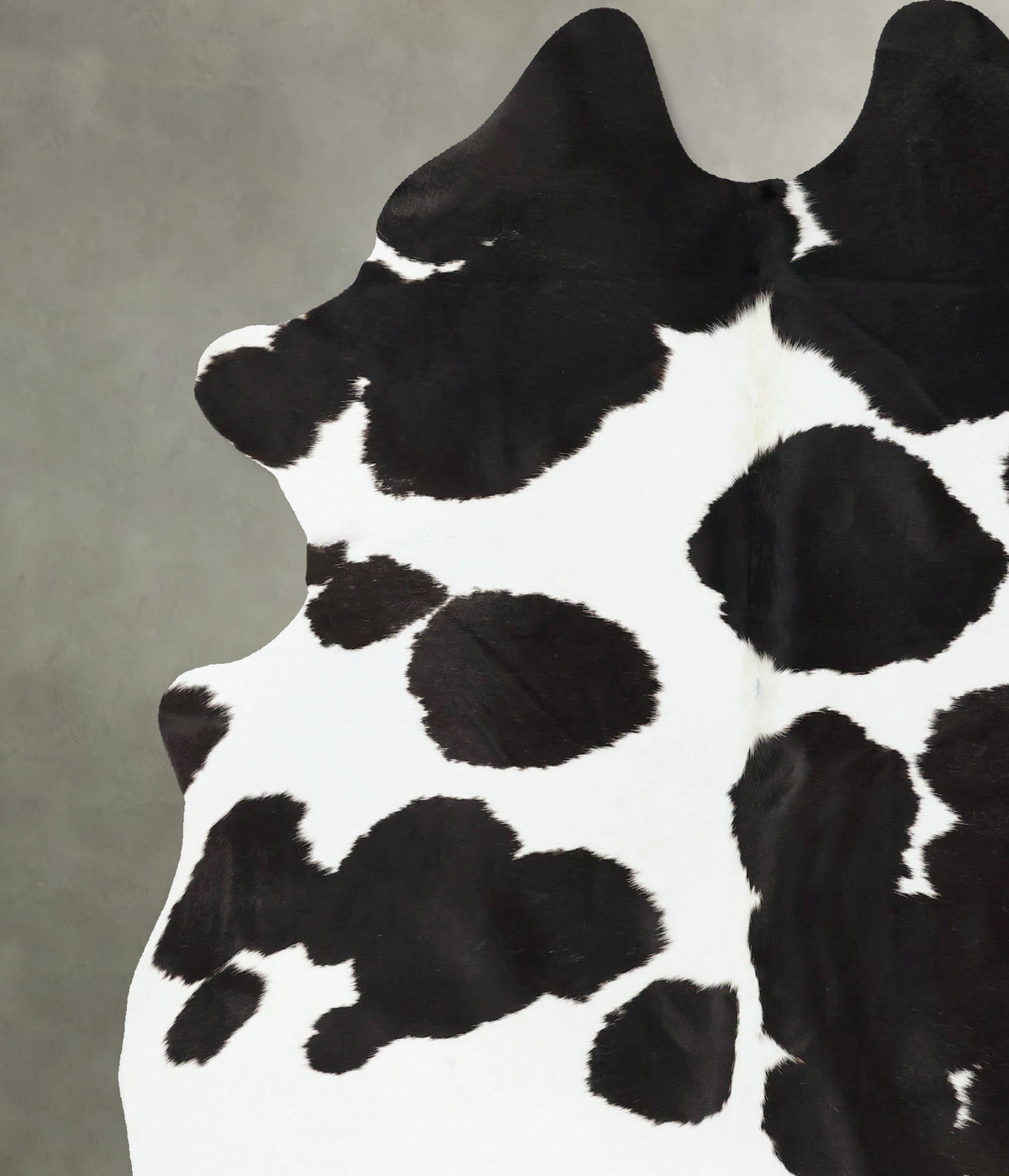 Black and White Cowhide Rug #B25320