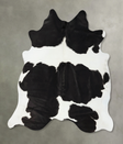 Black and White X-Large Brazilian Cowhide Rug 6'11"H x 6'6"W #B25321 by Hudson Hides