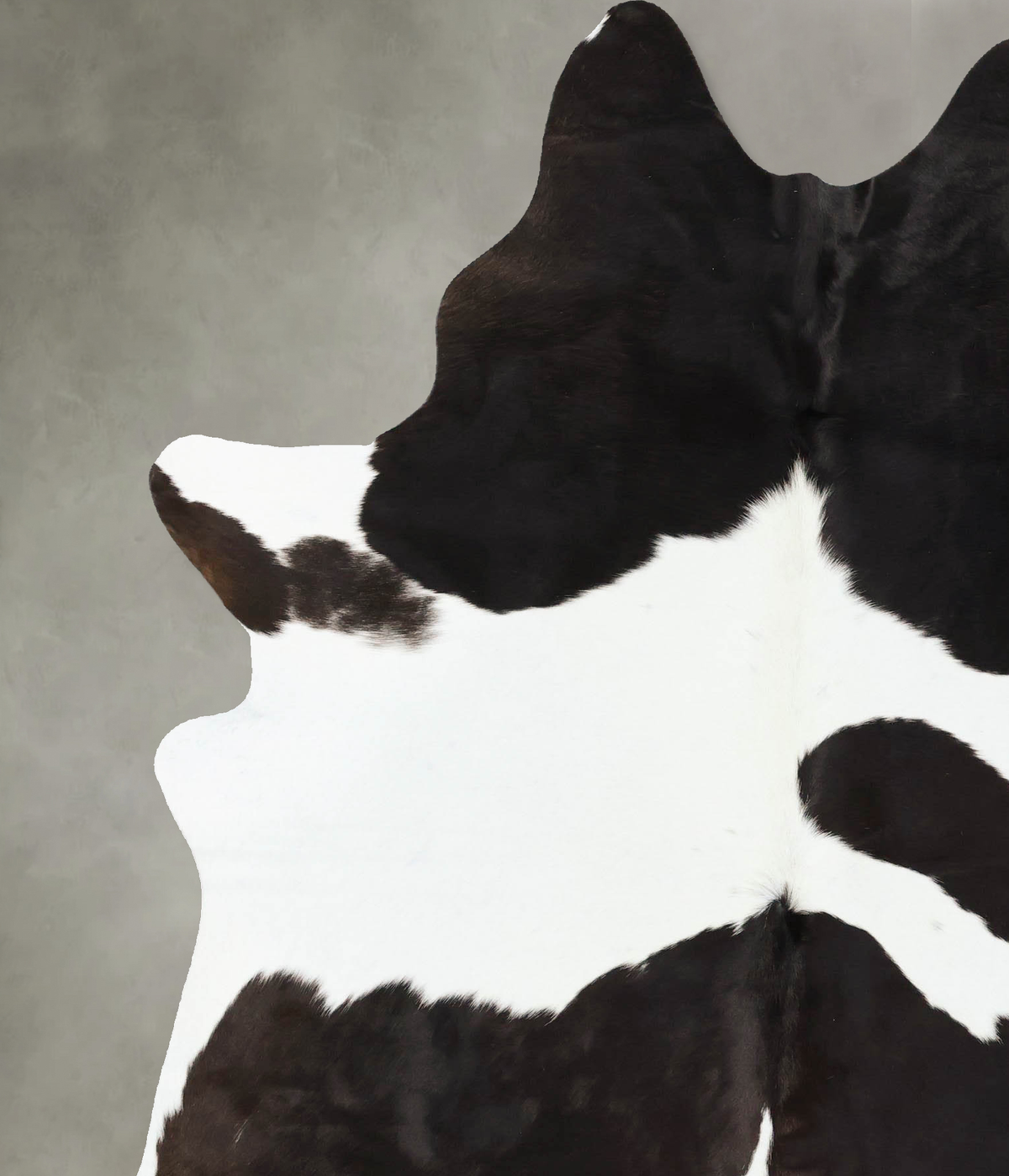 Black and White Cowhide Rug #B25322