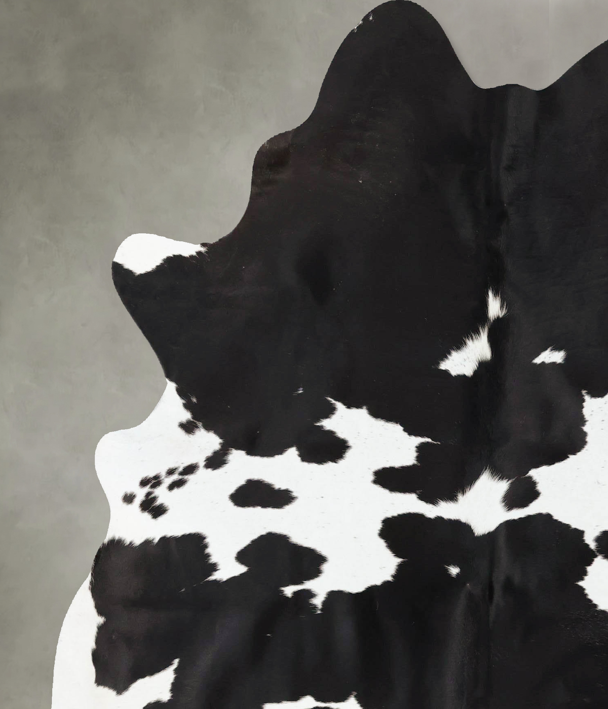 Black and White Cowhide Rug #B25324