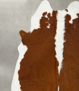 Hereford X-Large Brazilian Cowhide Rug 7'4"H x 6'6"W #B25336 by Hudson Hides