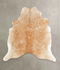 Beige XX-Large Brazilian Cowhide Rug 7'5