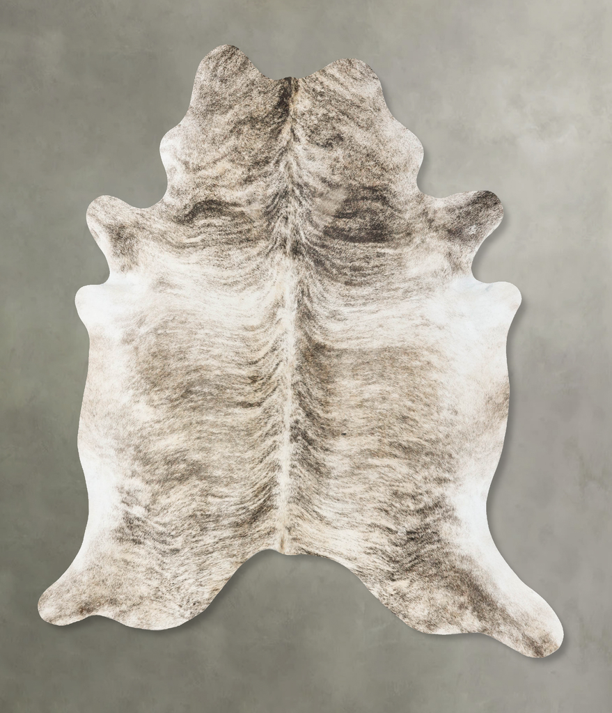 Light Brindle XX-Large Brazilian Cowhide Rug 8'1"H x 6'10"W #B25350 by Hudson Hides
