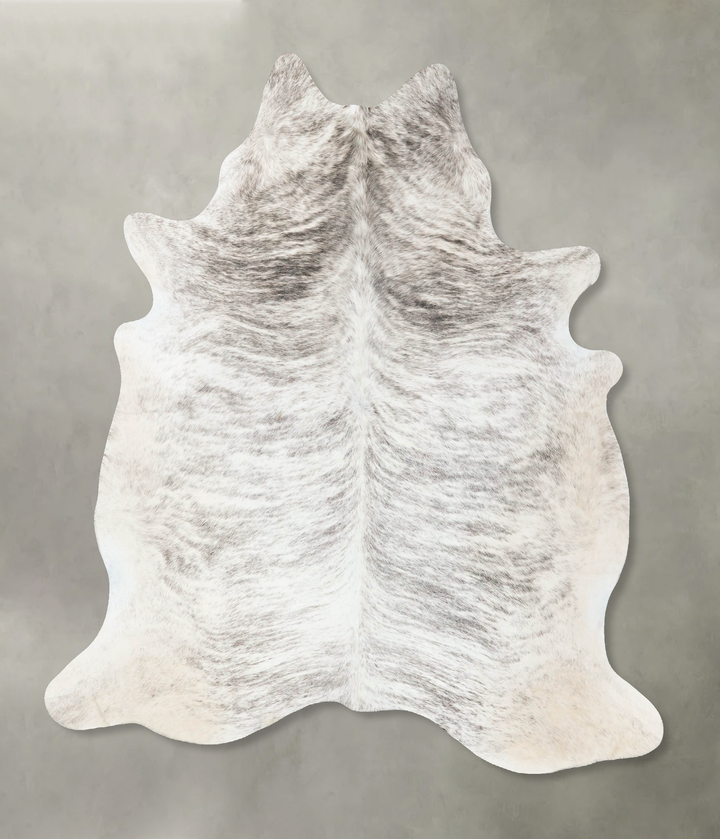 Grey Brindle XX-Large Brazilian Cowhide Rug 7'10"H x 6'9"W #B25352 by Hudson Hides
