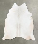 Light Grey Large Brazilian Cowhide Rug 6'8"H x 5'8"W #B25387 by Hudson Hides