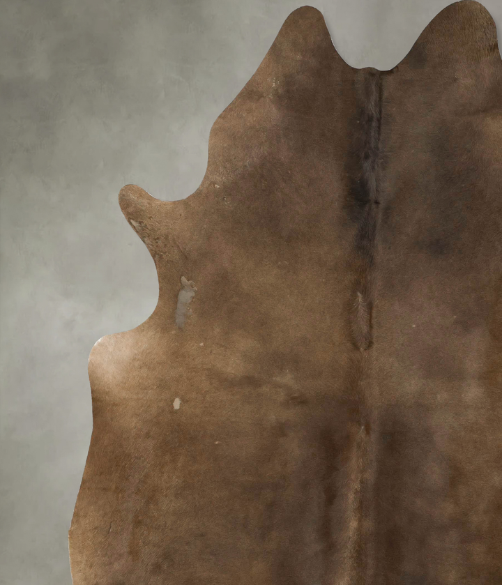 Chocolate XX-Large Brazilian Cowhide Rug 8'8"H x 7'1"W #B25393 by Hudson Hides