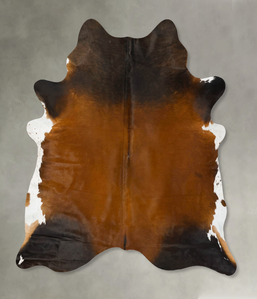 Warm Caramel X-Large Brazilian Cowhide Rug 7'7"H x 6'3"W #B25420 by Hudson Hides