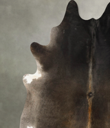 Dark Grey XX-Large Brazilian Cowhide Rug 8'8"H x 7'9"W #B25425 by Hudson Hides