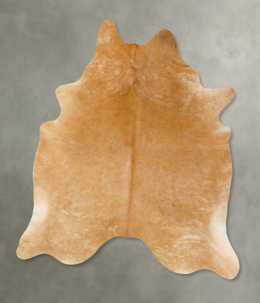 Beige XX-Large Brazilian Cowhide Rug 8'10"H x 7'5"W #B25429 by Hudson Hides