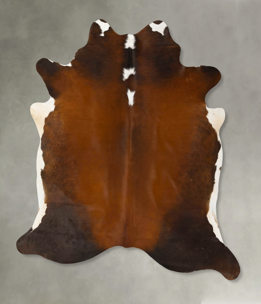 Warm Caramel X-Large Brazilian Cowhide Rug 7'4"H x 6'4"W #B25430 by Hudson Hides