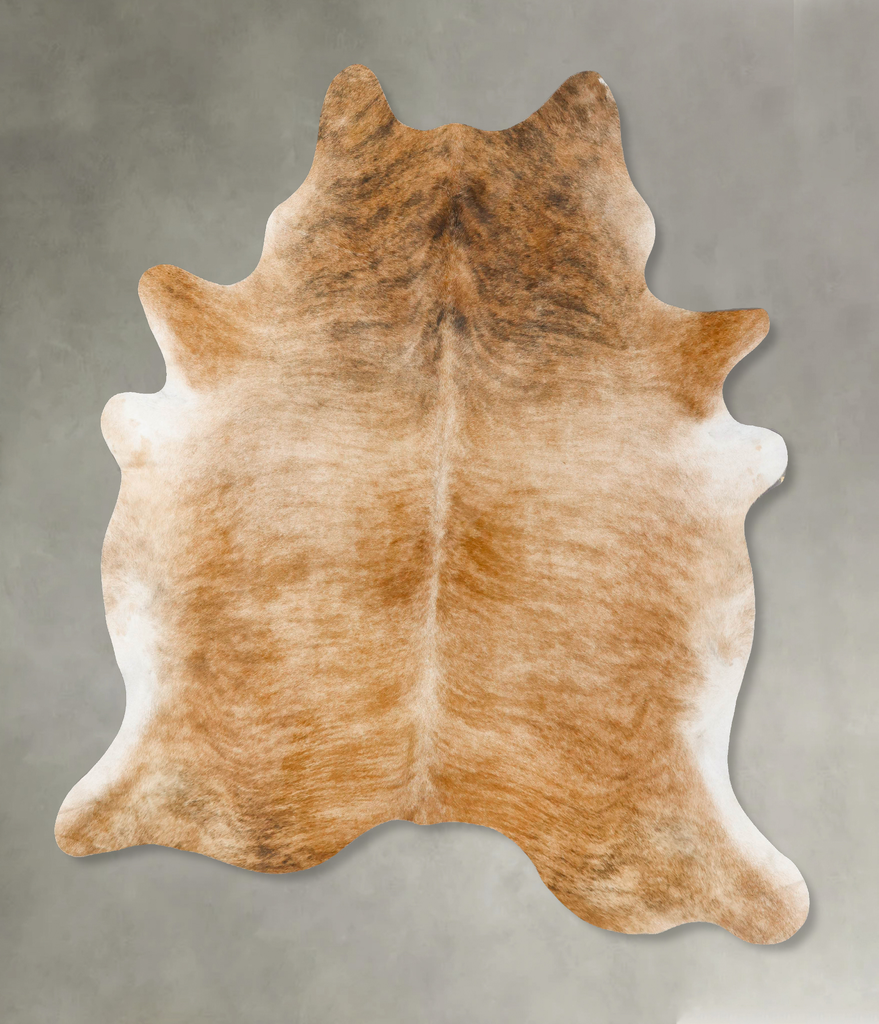 Light Brindle XX-Large Brazilian Cowhide Rug 8'2"H x 6'11"W #B25447 by Hudson Hides