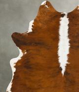 Tricolor X-Large Brazilian Cowhide Rug 7'2"H x 5'7"W #B25460 by Hudson Hides