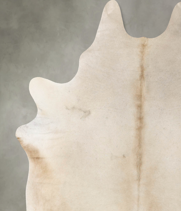 Champagne XX-Large Brazilian Cowhide Rug 8'8"H x 6'11"W #B25505 by Hudson Hides