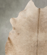 Champagne X-Large Brazilian Cowhide Rug 7'7"H x 5'7"W #B25521 by Hudson Hides