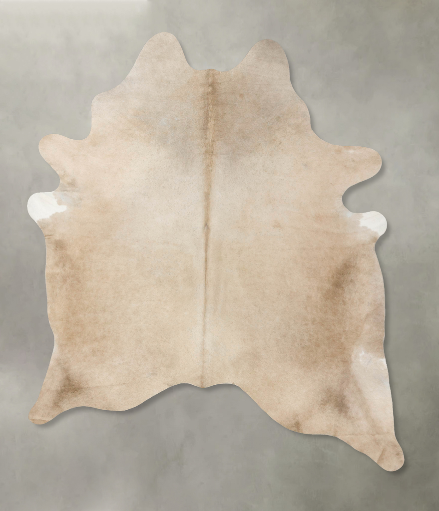 Champagne XX-Large Brazilian Cowhide Rug 8'5"H x 6'6"W #B25529 by Hudson Hides