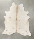 Champagne X-Large Brazilian Cowhide Rug 7'7"H x 6'1"W #B25535 by Hudson Hides