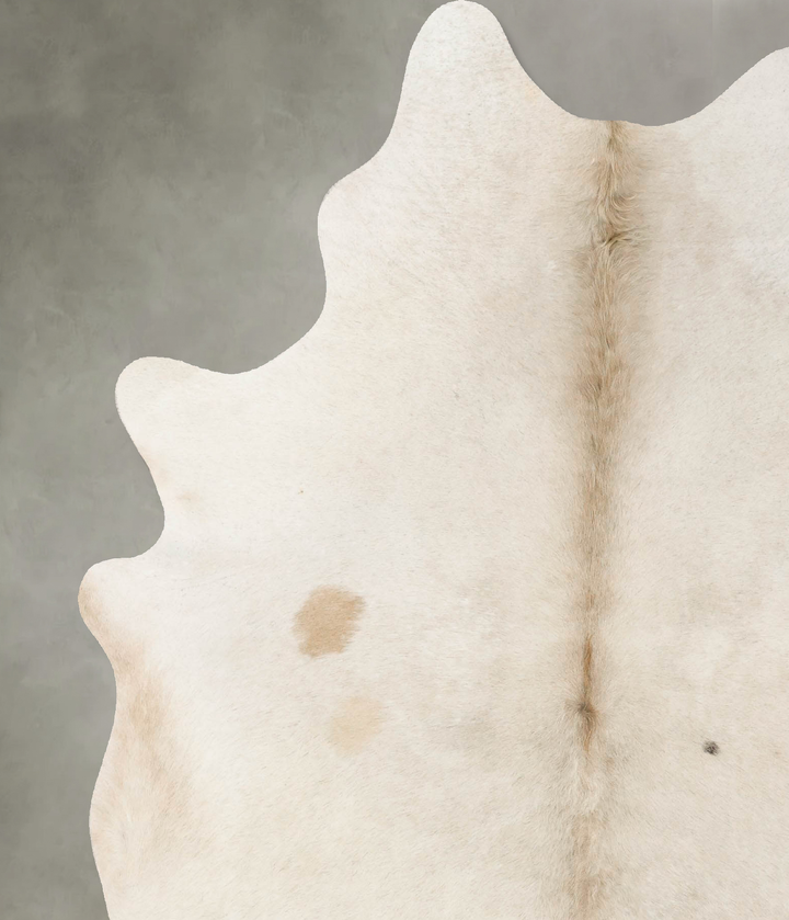 Champagne X-Large Brazilian Cowhide Rug 7'7"H x 6'1"W #B25535 by Hudson Hides