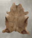 Taupe X-Large Brazilian Cowhide Rug 7'5"H x 6'5"W #B25538 by Hudson Hides
