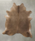 Taupe X-Large Brazilian Cowhide Rug 7'10"H x 6'4"W #B25544 by Hudson Hides