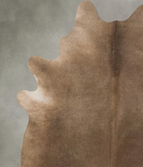 Taupe X-Large Brazilian Cowhide Rug 7'10"H x 6'4"W #B25544 by Hudson Hides