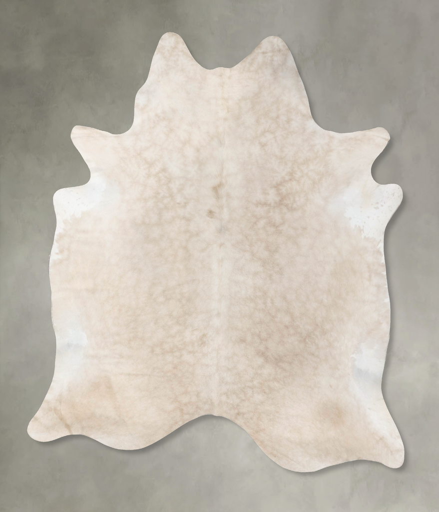 Champagne XX-Large Brazilian Cowhide Rug 8'7"H x 7'2"W #B25545 by Hudson Hides
