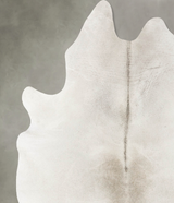 Light Grey XX-Large Brazilian Cowhide Rug 8'1"H x 6'7"W #B25604 by Hudson Hides