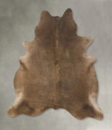 Taupe XX-Large Brazilian Cowhide Rug 7'8"H x 6'8"W #B25623 by Hudson Hides